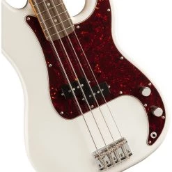 Squier Classic Vibe 60s Precision Bass - Olympic White - Laurel Fretboard Bass Guitars