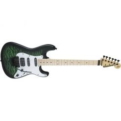 Jackson X Series Adrian Smith SDXQ - Transparent Green - Maple Fretboard