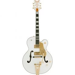 Electric Guitars Gretsch - G6136T-MGC Michael Guy Chislett Signature Falcon™ With Bigsby® - Ebony Fingerboard - Vintage White