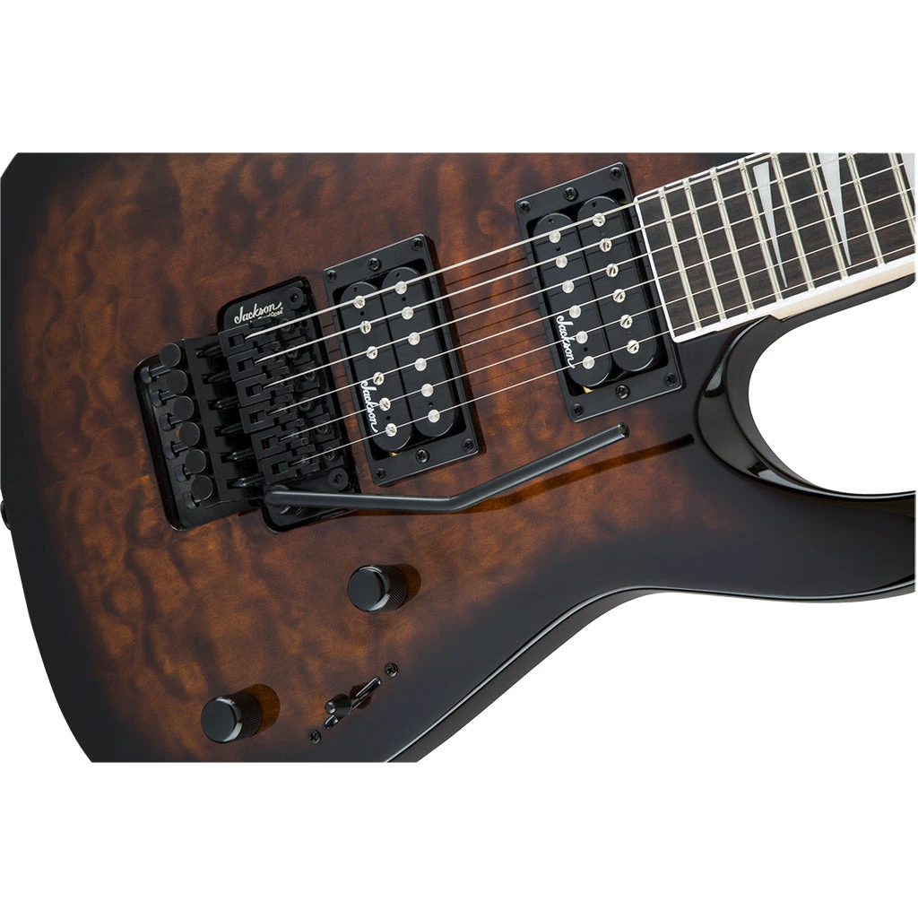 Jackson JS32Q DKA Dinky - Amaranth Fretboard - Dark Sunburst