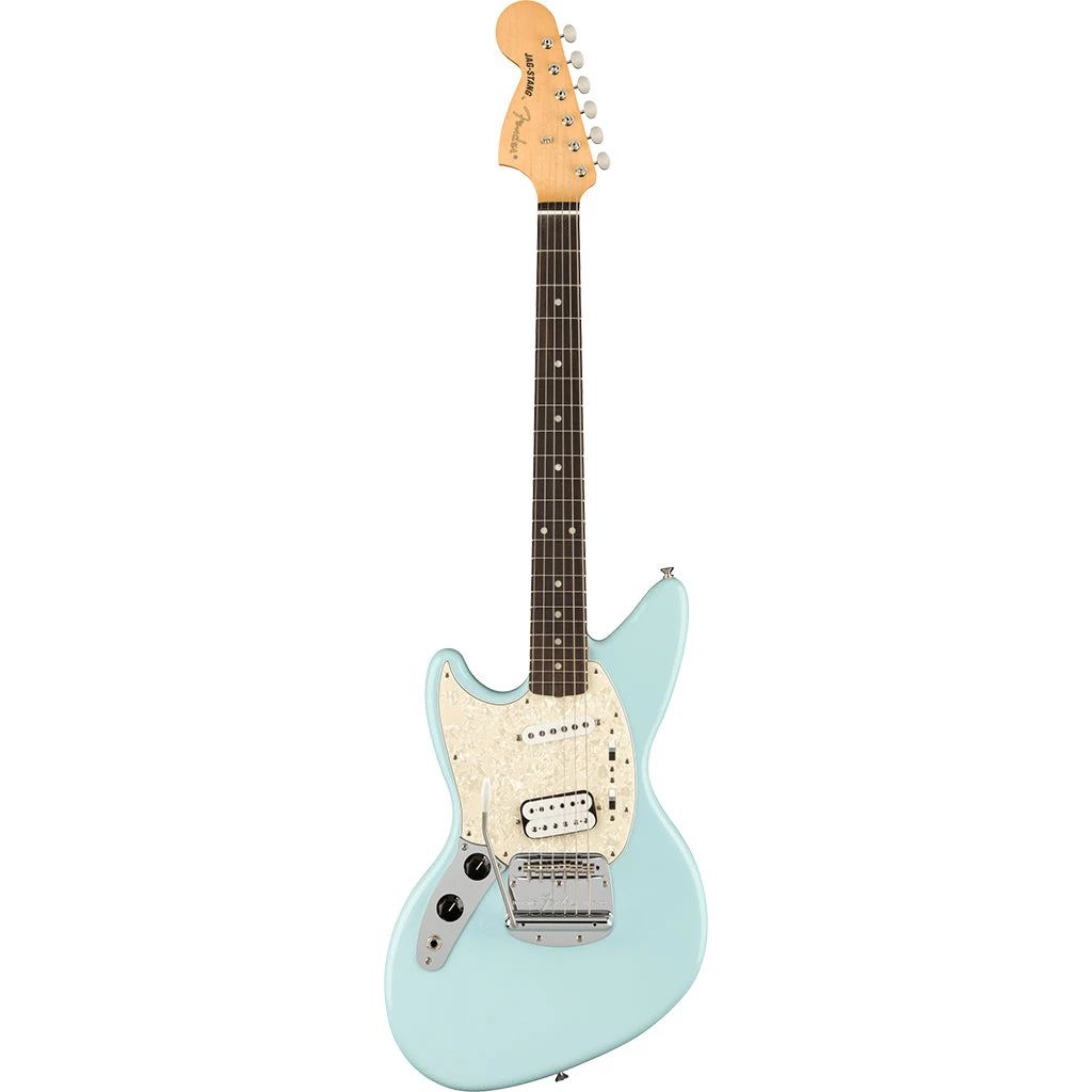 Electric Guitars Fender - Kurt Cobain Jag-Stang® Left-Hand - Rosewood Fingerboard, Sonic Blue