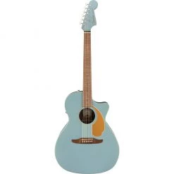 Fender - Newporter Player - Ice Blue Satin - Walnut Fingerboard Acoustic Guitars