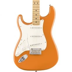 Fender Player Stratocaster Left Handed - Capri Orange - Maple Neck Electric Guitars