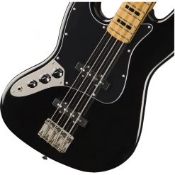 Squier - Classic Vibe'70s Jazz Bass® Left-Handed - Maple Fingerboard - Black Bass Guitars