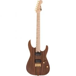 Charvel - Pro-Mod DK24 HH HT M Mahogany With Figured Walnut - Maple Fingerboard - Natural