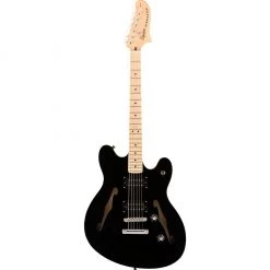 Squier Affinity Starcaster - Black - Maple Fretboard