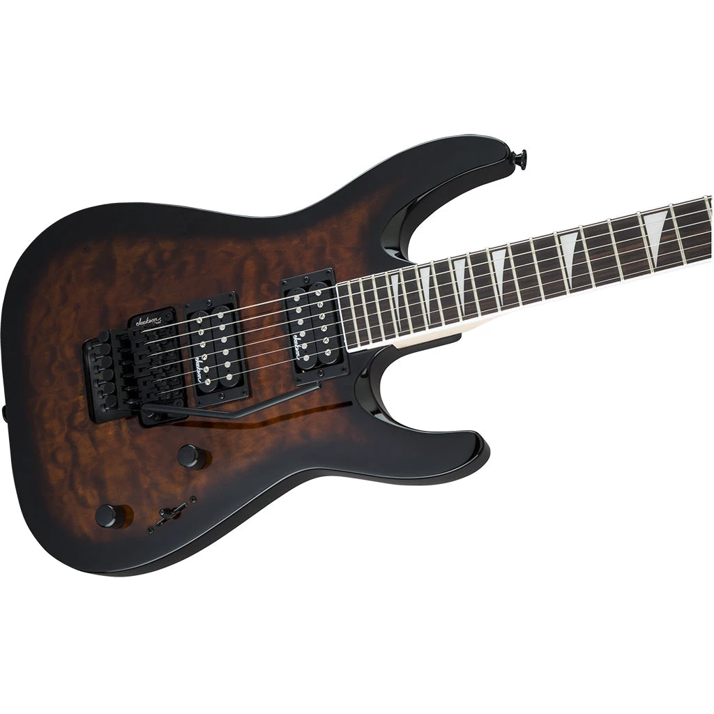 Jackson JS32Q DKA Dinky - Amaranth Fretboard - Dark Sunburst