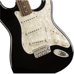 Squier Classic Vibe 70s Stratocaster - Black - Laurel Fretboard Electric Guitars