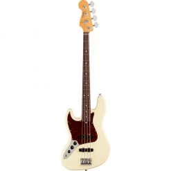 Fender - American Professional II Jazz Bass® Left-Hand - Rosewood Fingerboard - Olympic White Bass Guitars