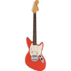 Fender - Kurt Cobain Jag-Stang® - Rosewood Fingerboard, Fiesta Red Electric Guitars