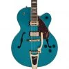 Gretsch - G2410TG Streamliner™ Hollow Body Single-Cut With Bigsby® And Gold Hardware - Laurel Fingerboard - Ocean Turquoise Electric Guitars