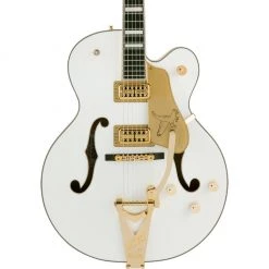 Electric Guitars Gretsch - G6136T-MGC Michael Guy Chislett Signature Falcon™ With Bigsby® - Ebony Fingerboard - Vintage White