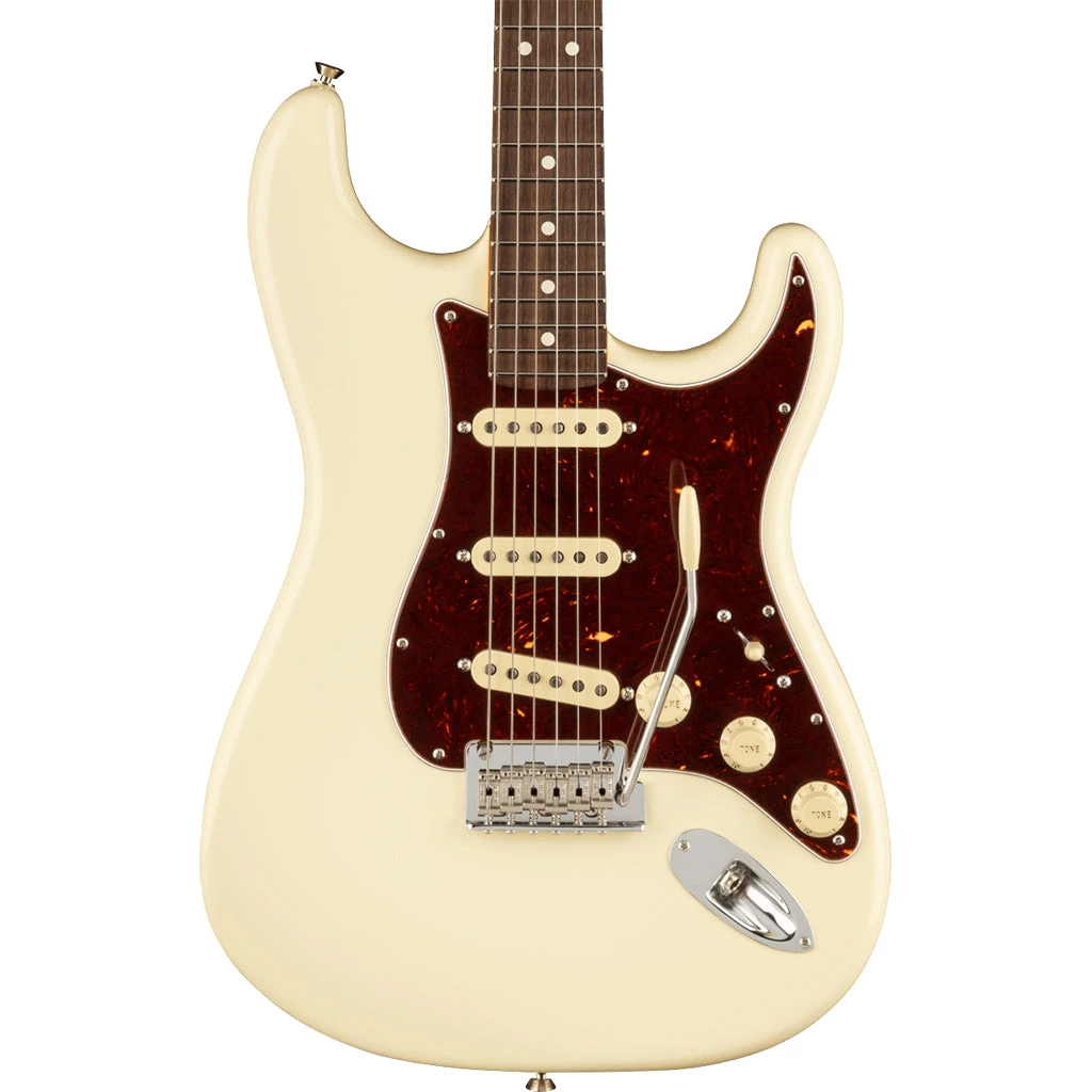 Fender - American Professional II Stratocaster® - Rosewood Fingerboard - Olympic White Electric Guitars
