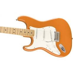 Fender Player Stratocaster Left Handed - Capri Orange - Maple Neck Electric Guitars