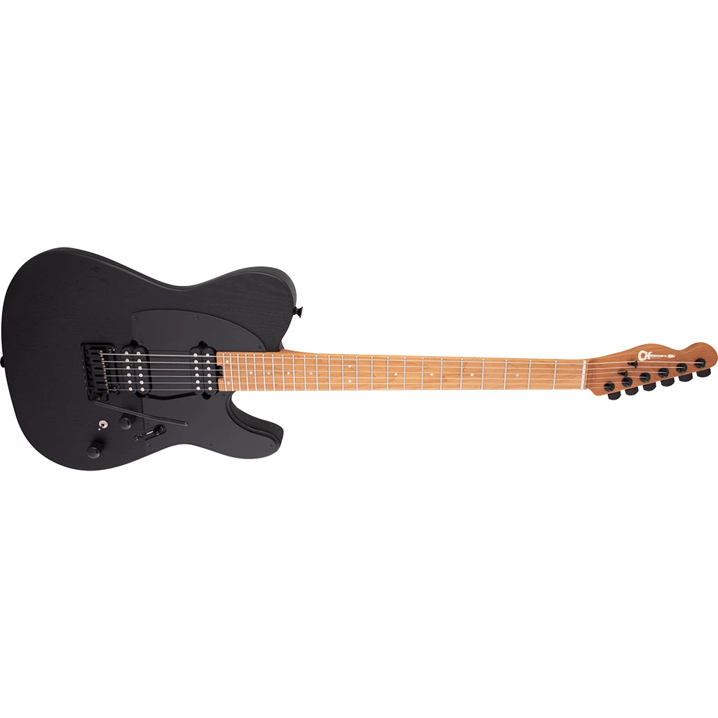 Electric Guitars Charvel Pro-Mod So-Cal Style 2 - Black Ash - Caramelised Maple
