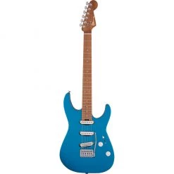 Electric Guitars Charvel - Pro-Mod DK22 SSS 2PT CM - Electric Blue - Caramelised Maple Fingerboard