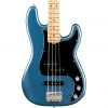 Fender American Performer Precision Bass - Satin Lake Placid Blue - Maple Bass Guitars