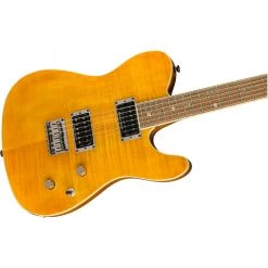 Electric Guitars Fender Custom Telecaster HH - Flame Maple Amber - Laurel
