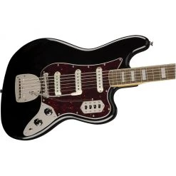 Squier Classic Vibe Bass VI - Black - Laurel Fretboard Bass Guitars