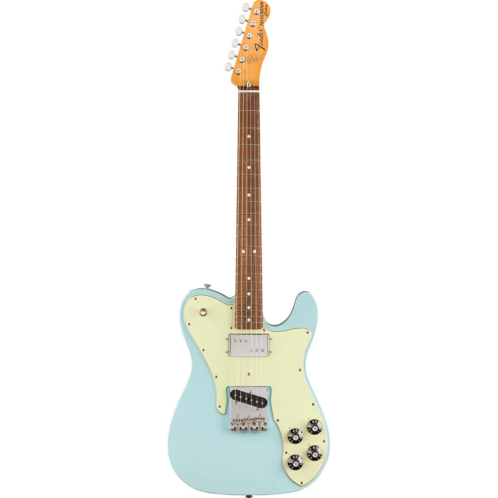 Fender - Vintera '70s Telecaster Custom - Sonic Blue - Pau Ferro Fretboard Electric Guitars