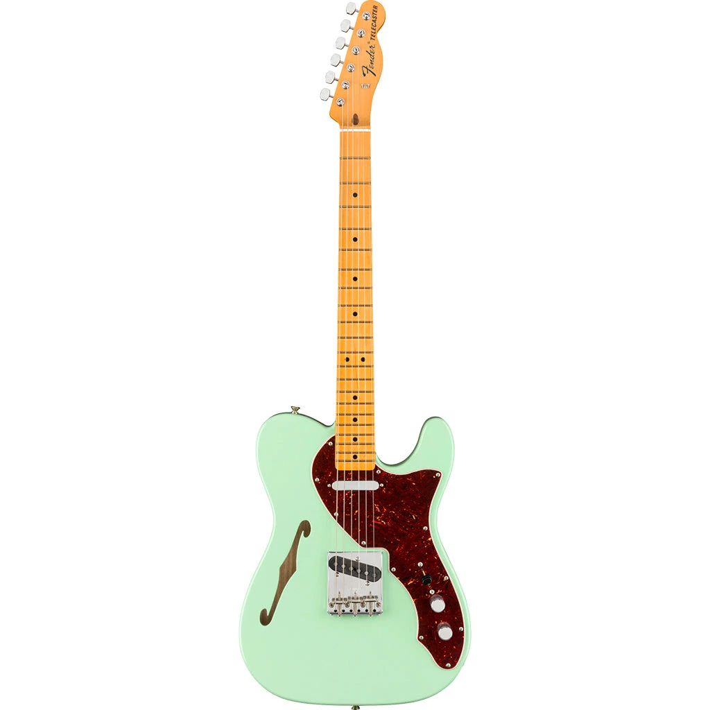 Fender American Original 60s Thinline Telecaster - Surf Green - Maple Fretboard Electric Guitars