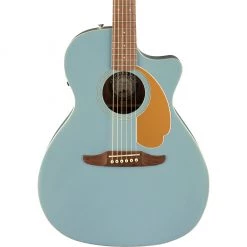 Fender - Newporter Player - Ice Blue Satin - Walnut Fingerboard Acoustic Guitars