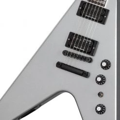Electric Guitars Gibson - Dave Mustaine Flying V EXP - Silver Metallic