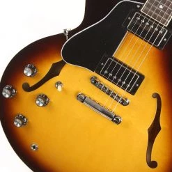 Gibson - ES-335 Electric Guitar Left-Handed - Vintage Burst