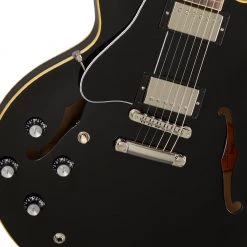 Electric Guitars Gibson - ES-335 Vintage Ebony Left Handed