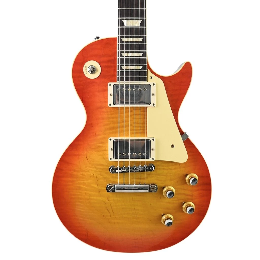 Gibson Custom Shop Electric Guitars Gibson 60th Anniversary 1960 Les Paul Standard V2 VOS - Orange Lemon Fade