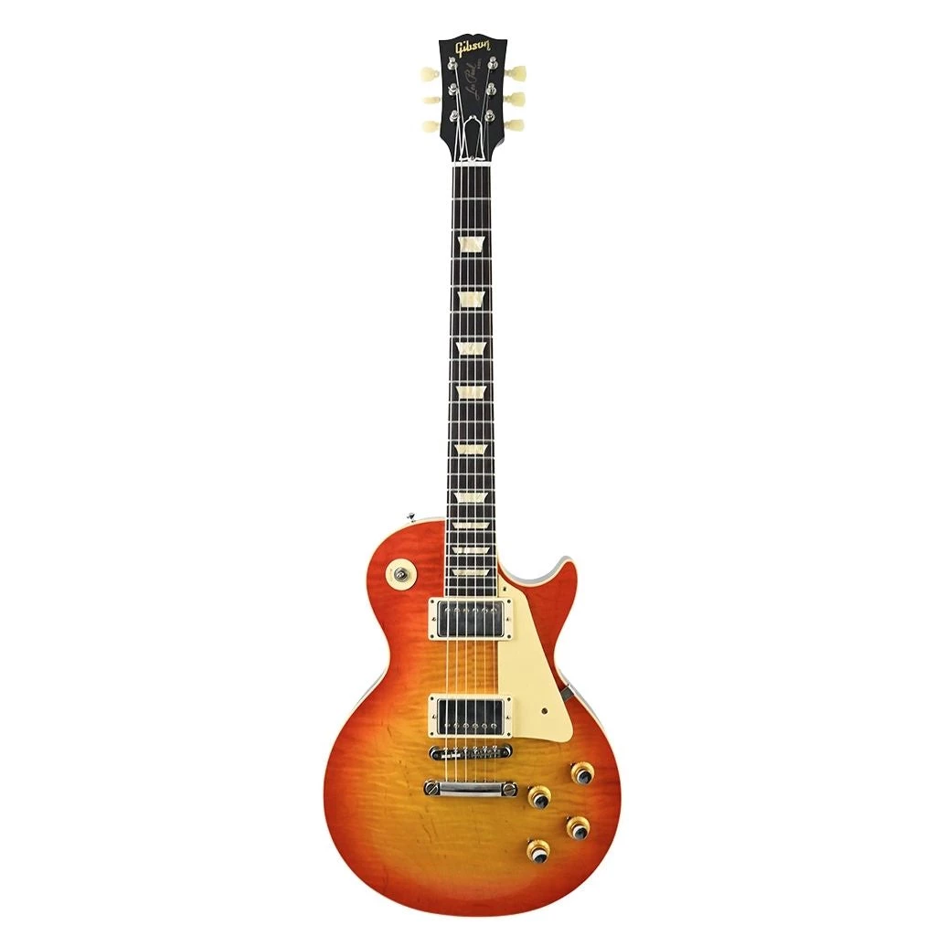 Gibson Custom Shop Electric Guitars Gibson 60th Anniversary 1960 Les Paul Standard V2 VOS - Orange Lemon Fade