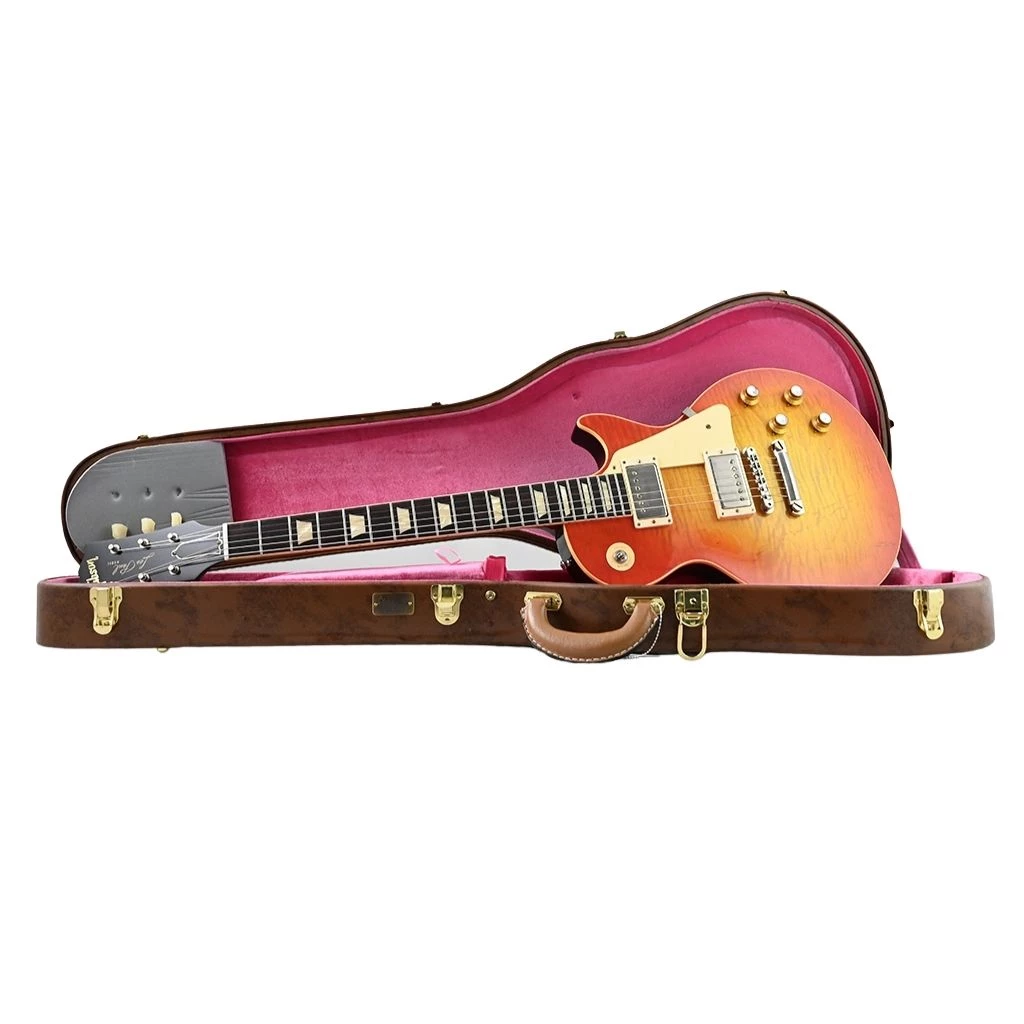 Gibson Custom Shop Electric Guitars Gibson 60th Anniversary 1960 Les Paul Standard V2 VOS - Orange Lemon Fade