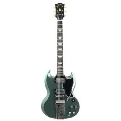 Gibson Custom Shop Electric Guitars Gibson Murphy Lab 1964 SG Standard Maestro - Light Aged - Pelham Blue