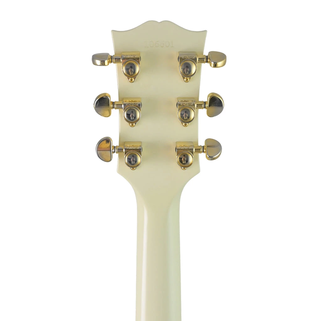 Electric Guitars Gibson Custom Shop - 60th Anniversary 1961 Les Paul SG Custom W/Sideways Vibrola - Polaris White