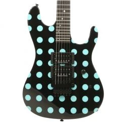 Kramer Nightswan Black/Black Polka Dot Electric Guitars