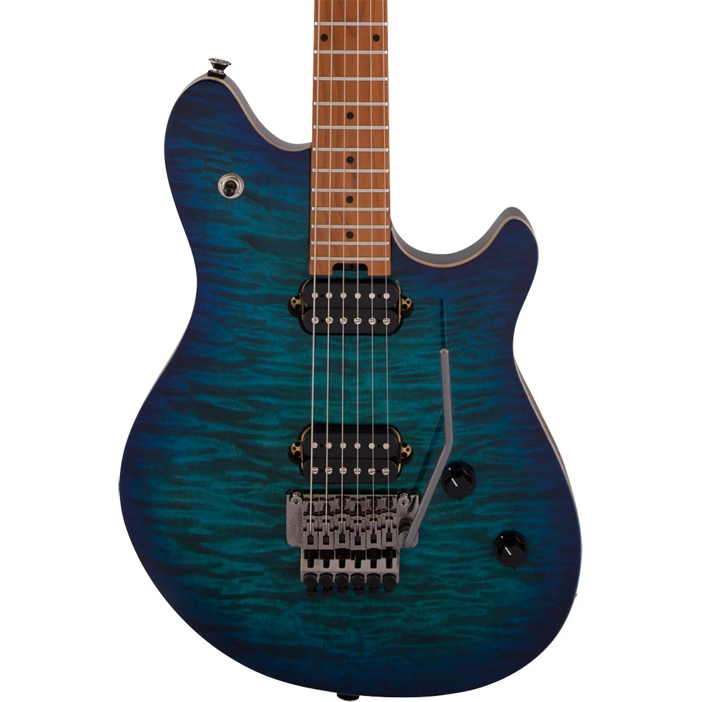 Electric Guitars EVH Wolfgang Standard Quilt Maple - Baked Maple Fretboard - Chlorine Burst