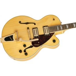 Electric Guitars Gretsch - G2410TG Streamliner™ Hollow Body Single-Cut With Bigsby® And Gold Hardware - Laurel Fingerboard - Village Amber