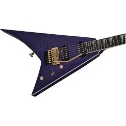 Electric Guitars Jackson - Pro Series Rhoads RR24Q - Transparent Purple - Ebony Fingerboard