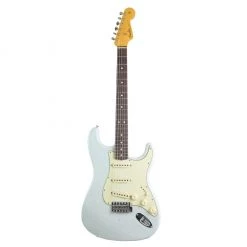 Fender Custom Shop - 1963 Stratocaster Journeyman Relic - Super Faded Aged Sonic Blue Electric Guitars