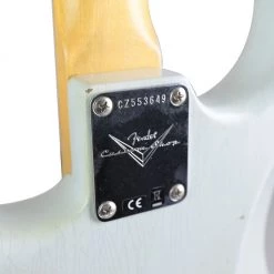 Fender Custom Shop - 1963 Stratocaster Journeyman Relic - Super Faded Aged Sonic Blue Electric Guitars