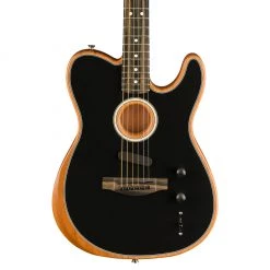 Acoustic Guitars Fender American Acoustasonic® Telecaster®, Ebony Fingerboard, Black