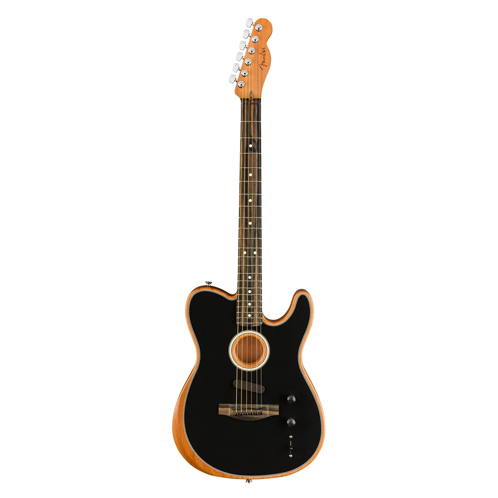 Acoustic Guitars Fender American Acoustasonic® Telecaster®, Ebony Fingerboard, Black