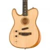 Fender American Acoustasonic Telecaster - Left Handed - Natural Acoustic Guitars