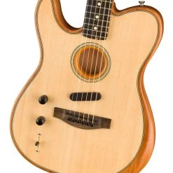 Fender American Acoustasonic Telecaster - Left Handed - Natural Acoustic Guitars
