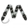 See All Fender - 2" Monogrammed Strap, Black/Light Grey/Dark Grey
