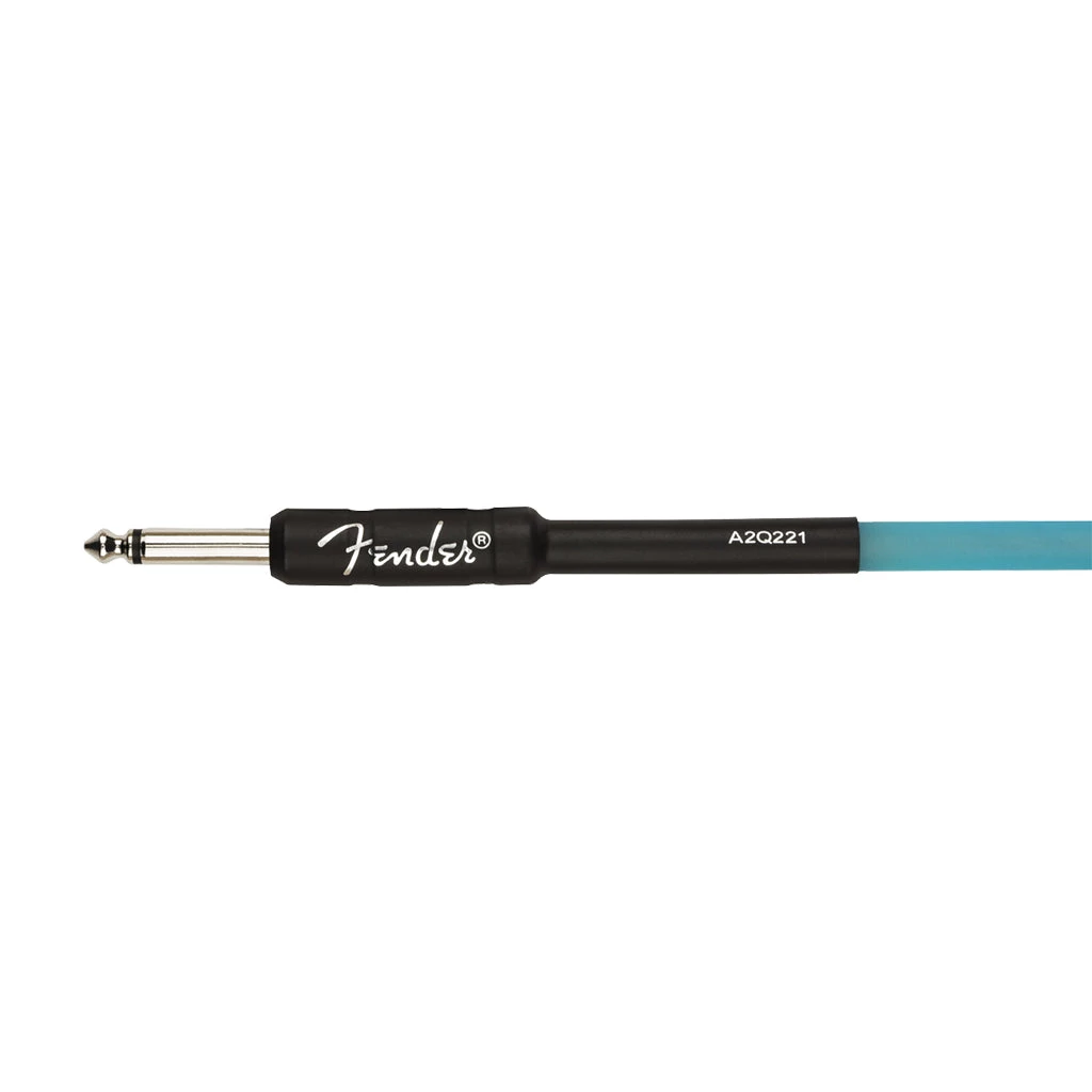 Fender - Professional Glow In The Dark Cable, Blue, 10' See All