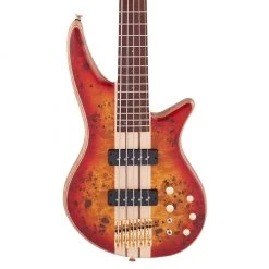 Jackson - Pro Series Spectra Bass SBP V, Caramelized Jatoba Fingerboard, Transparent Cherry Burst