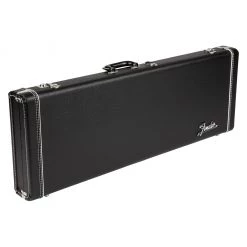 Fender G&G Deluxe Strat®/Tele® Hardshell Case, Black With Orange Plush Guitar & Bass Cases & Gigbags