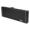 Fender G&G Deluxe Strat®/Tele® Hardshell Case, Left Handed, Black With Orange Plush Interior