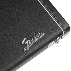 Fender G&G Deluxe Strat®/Tele® Hardshell Case, Left Handed, Black With Orange Plush Interior